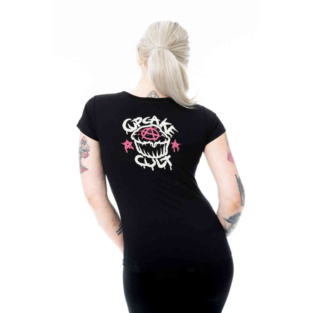 Cupcake Cult - Cute Goth Ladies Tshirt - Black